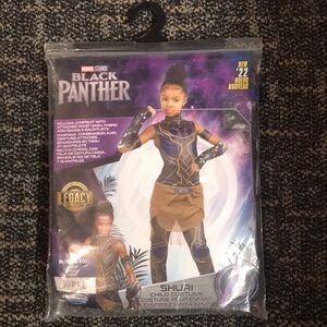 Marvel Studios Black Panther Costume - Child size 8-10 NWT